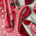 Load image into Gallery viewer, Red Houndstooth DoxieLite Dachshund Harness
