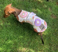 Load image into Gallery viewer, Sausage Dog Box Designer Fleece Waterproof 'Doughnut' Dachshund Coat
