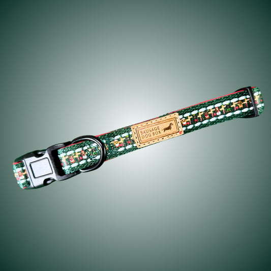 ‘Sausage Pole’ Adjustable Dachshund Christmas Collar