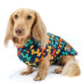 Load image into Gallery viewer, Navy Thermal Dachshund Puffer Coat With Inbuilt Harness Balloon Sausage Dog
