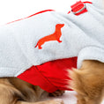 Load image into Gallery viewer, Cupids Kiss Waterproof Dachshund Harness Fleece | Sausage Dog Box DoxieDri
