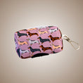 Load image into Gallery viewer, Pink Sophisticated Sausage Dachshund Poop Bag Holder
