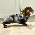 Load image into Gallery viewer, Sausage Dog Box Perfect Fit Dachshund Coat - Houndstooth
