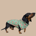 Load image into Gallery viewer, Woodland Weens Christmas Dachshund Jumper - Long Dog Zipper Fleece
