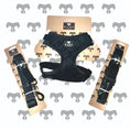 Load image into Gallery viewer, BARK AVENUE Luxury Adjustable Harness - Black Velvet
