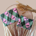 Load image into Gallery viewer, Pink Rosewood Argyle Dachshund Dog Snood
