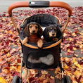 Load image into Gallery viewer, Chocolate Waterproof Dachshund Harness Fleece | DoxieDri by Sausage Dog Box
