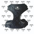 Load image into Gallery viewer, BARK AVENUE Luxury Adjustable Harness - Black Velvet
