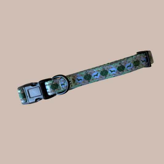 Blue Highland Argyle Dachshund Dog Collar