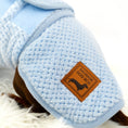 Load image into Gallery viewer, Frosted Blue DoxieRobe - Bamboo Dachshund Bath Robe
