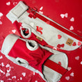 Load image into Gallery viewer, Cupids Kiss Waterproof Dachshund Harness Fleece | Sausage Dog Box DoxieDri
