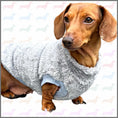 Load image into Gallery viewer, Silvery Grey Dachshund Snuggle Fleece - Sausage Dog Box Jumper
