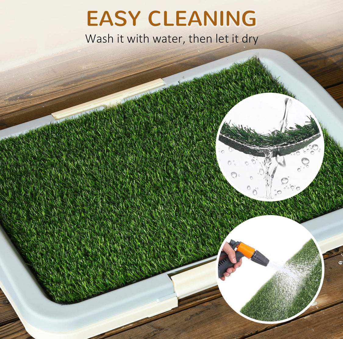 Sausage Dog Box Puppy Toilet Training Pee Grass Pad
