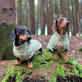 Load image into Gallery viewer, Woodland Weens Christmas Dachshund Jumper - Long Dog Zipper Fleece
