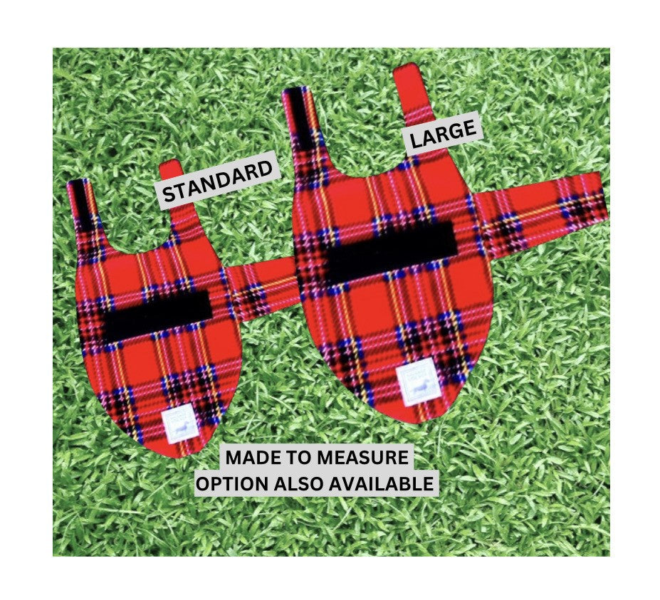 Sausage Dog Box Designer Fleece Waterproof 'Tartan' Dachshund Coat