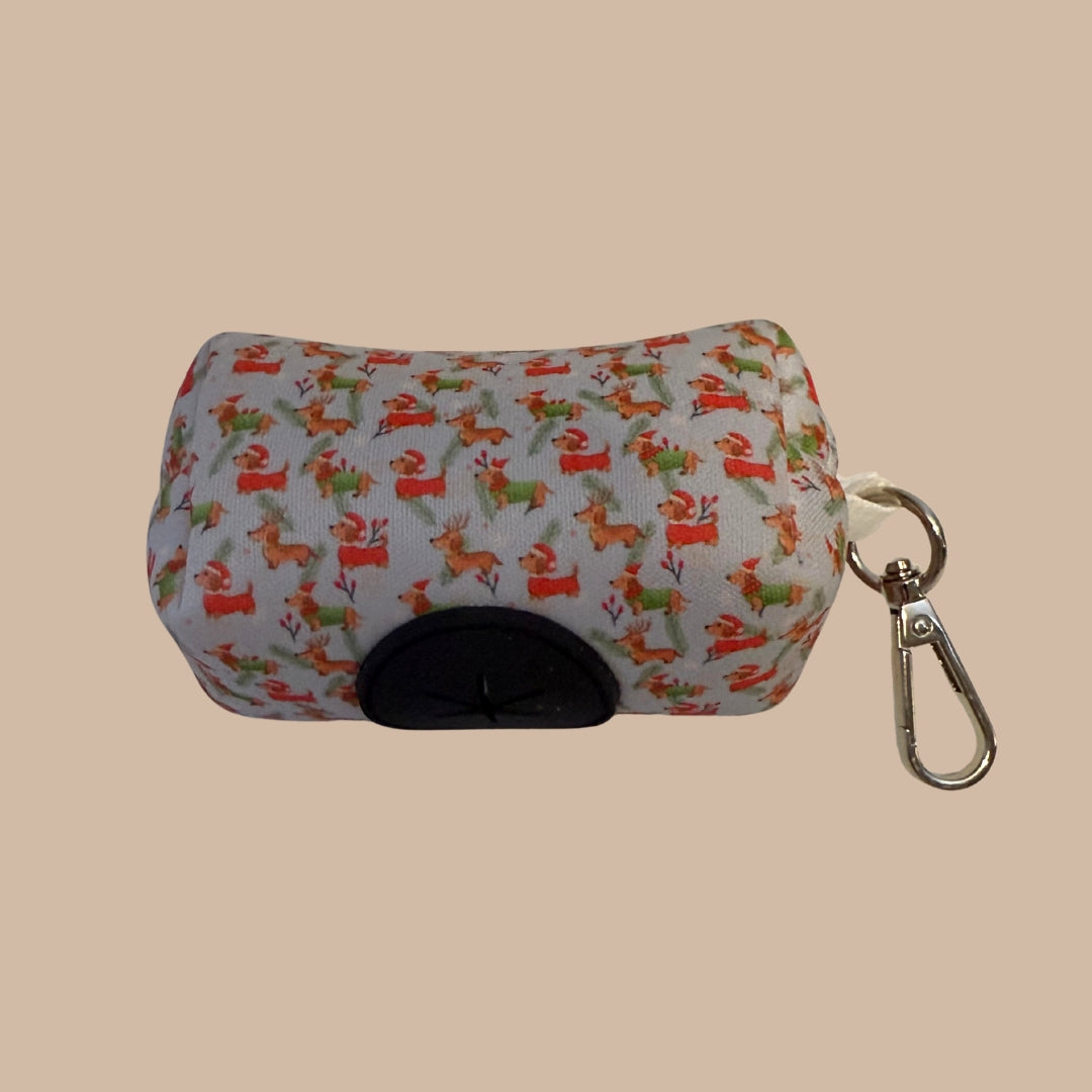 Frosty Sausages Clip On Poop Bag Holder