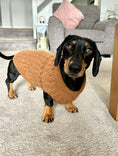 Load image into Gallery viewer, Gingerbread Cookie Luxury Cable Knit Dachshund Jumper - Sausage Dog Box
