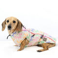 Load image into Gallery viewer, Daisy Balloon Thermal Dachshund Puffer Jacket Sausage Dog Harness Coat
