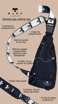 Load image into Gallery viewer, BARK AVENUE Hands-free Dog Walking Bag
