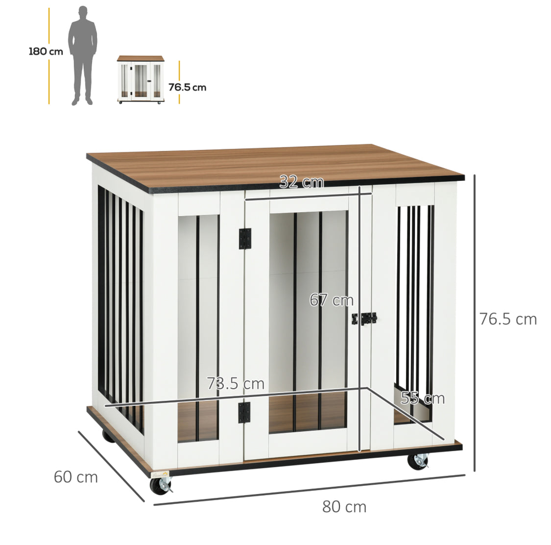 Sausage Dog Box Stylish Dachshund Dog Crate Bed