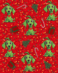 Load image into Gallery viewer, ‘Mr Meanie’ Red Dachshund Christmas Bow Tie - Sausage Dog Box
