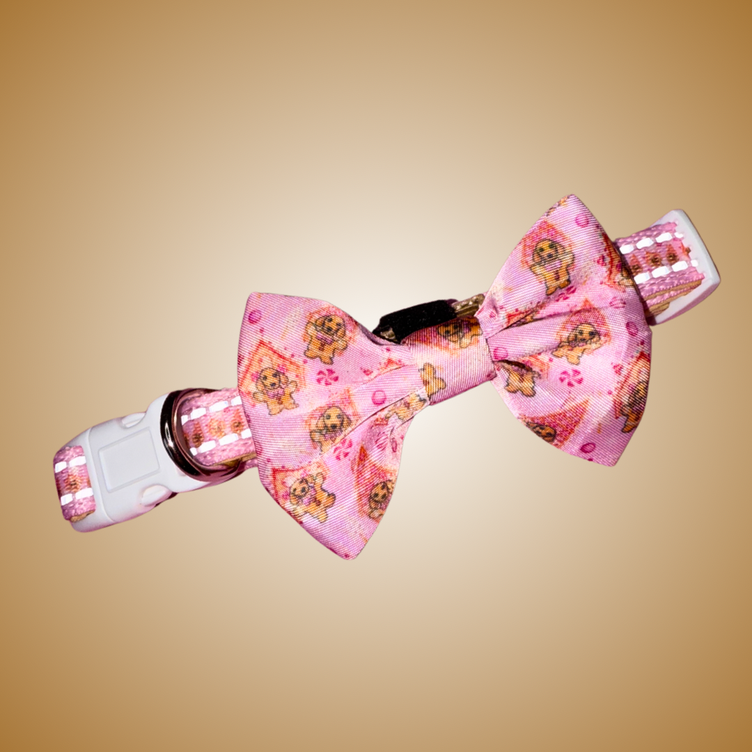 ‘Dashin’ Through The Dough’ Gingerbread Adjustable Dachshund Collar