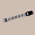 Load image into Gallery viewer, Pink Rosewood Argyle Dachshund Dog Collar

