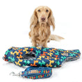Load image into Gallery viewer, Navy Thermal Dachshund Puffer Coat With Inbuilt Harness Balloon Sausage Dog
