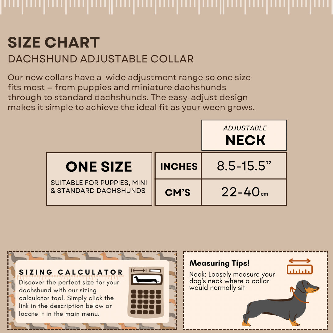 Blue Highland Argyle Dachshund Dog Collar