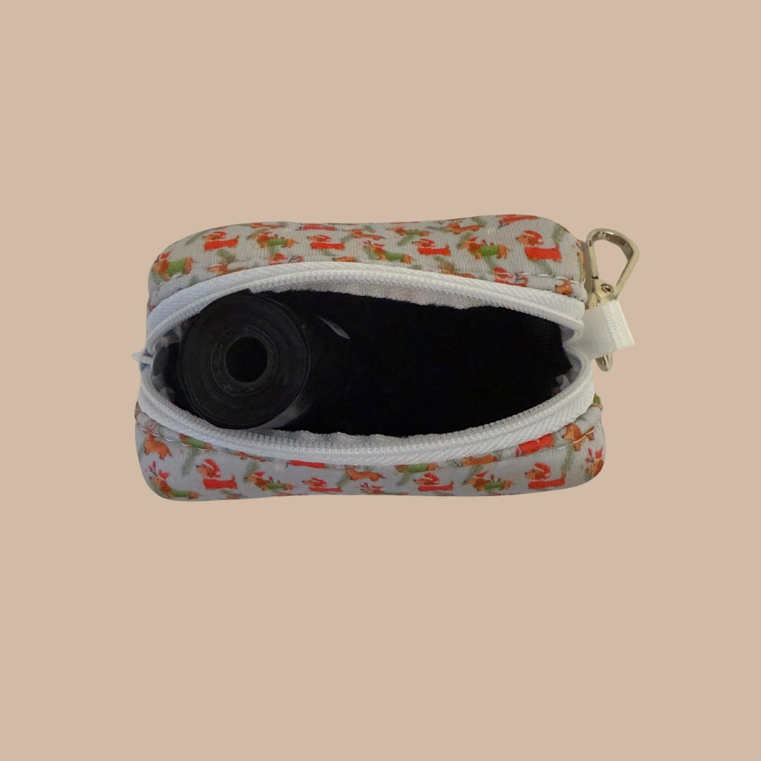 Frosty Sausages Clip On Poop Bag Holder