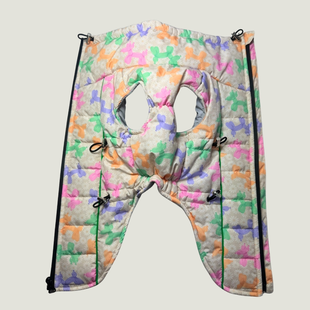 Daisy Balloon Thermal Dachshund Puffer Jacket Sausage Dog Harness Coat