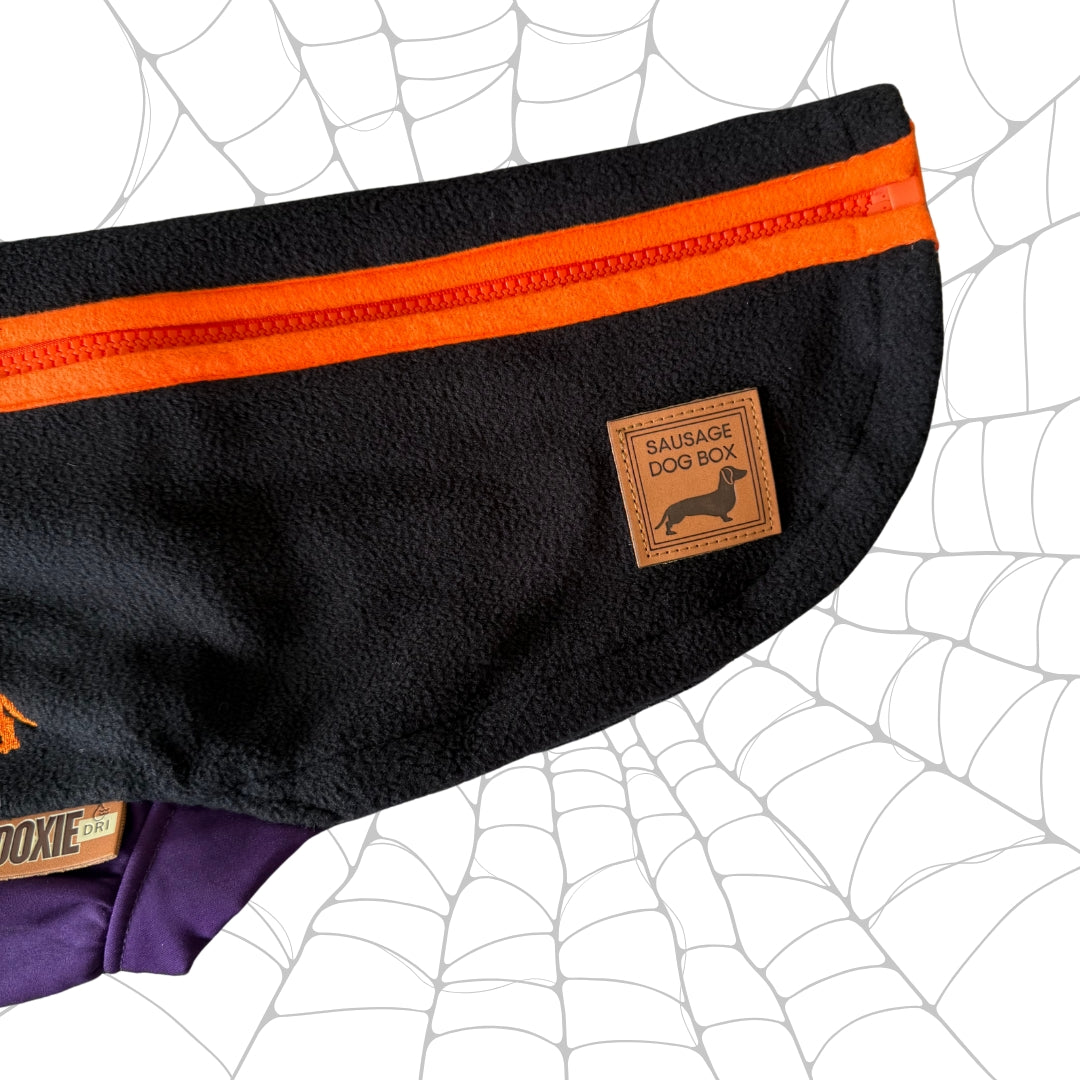 Spiced Twilight Waterproof Dachshund Harness Fleece | Sausage Dog Box DoxieDri