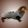 Load image into Gallery viewer, Sausage Dog Box Perfect Fit Dachshund Coat - Houndstooth
