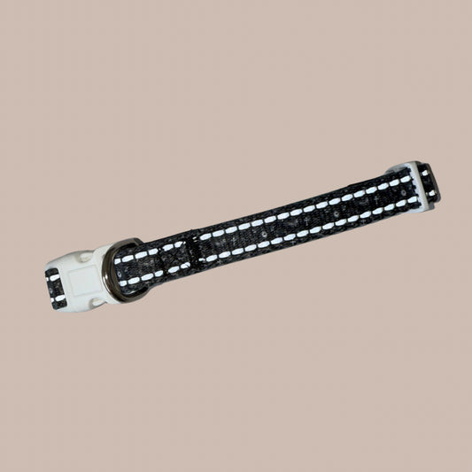 Black Twilight Doxie Dachshund Dog Collar