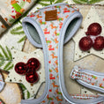 Load image into Gallery viewer, Frosty Sausages DoxieLite Anti-Rub Christmas Dachshund Harness
