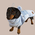 Load image into Gallery viewer, Frosted Blue DoxieRobe - Bamboo Dachshund Bath Robe
