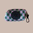 Load image into Gallery viewer, Pink Rosewood Argyle Clip On Poop Bag Holder
