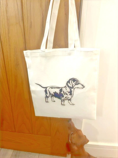 Sausage Dog Box Tote Bag