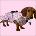 Load image into Gallery viewer, Chasing Rainbows Pink Polartec Fleece Waterproof Dachshund Coat Sausage Dog
