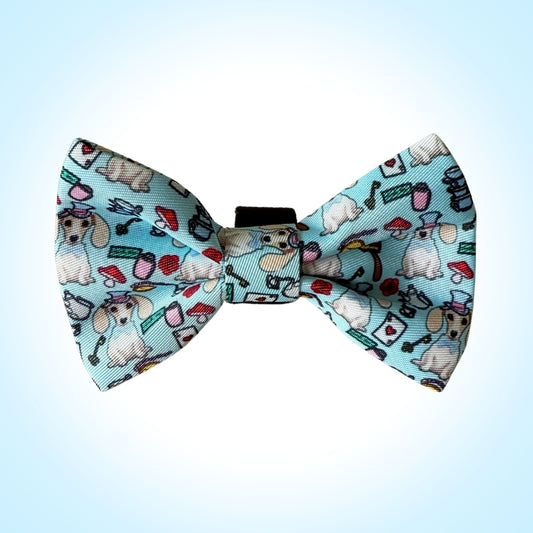 Dachshund Wonderland Weiner Bow Tie