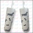 Load image into Gallery viewer, Sausage Dog Box Skinny Tumbler Drinks Cup
