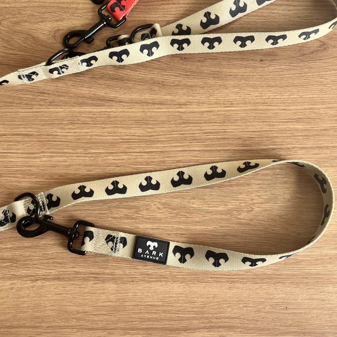 BARK AVENUE Long Double Clip Lead - 3 colours