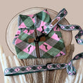 Load image into Gallery viewer, Pink Rosewood Argyle Fleece Dachshund Dog Jumper
