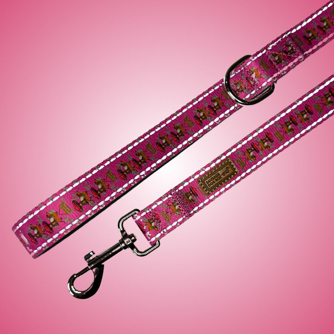 ‘Enchanted’ Pink Dachshund Lead