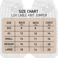 Load image into Gallery viewer, BARK AVENUE Luxury Cable Knit Jumper - Pumpkin Spice
