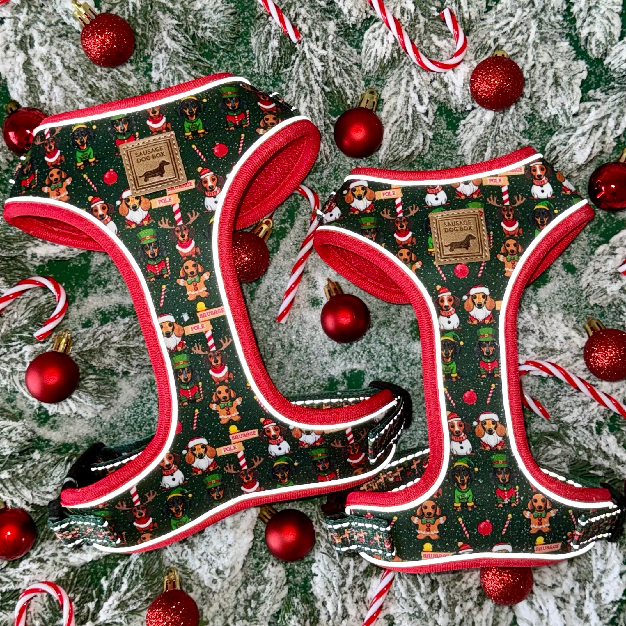 Sausage Pole Anti-Rub Dachshund Christmas Harness