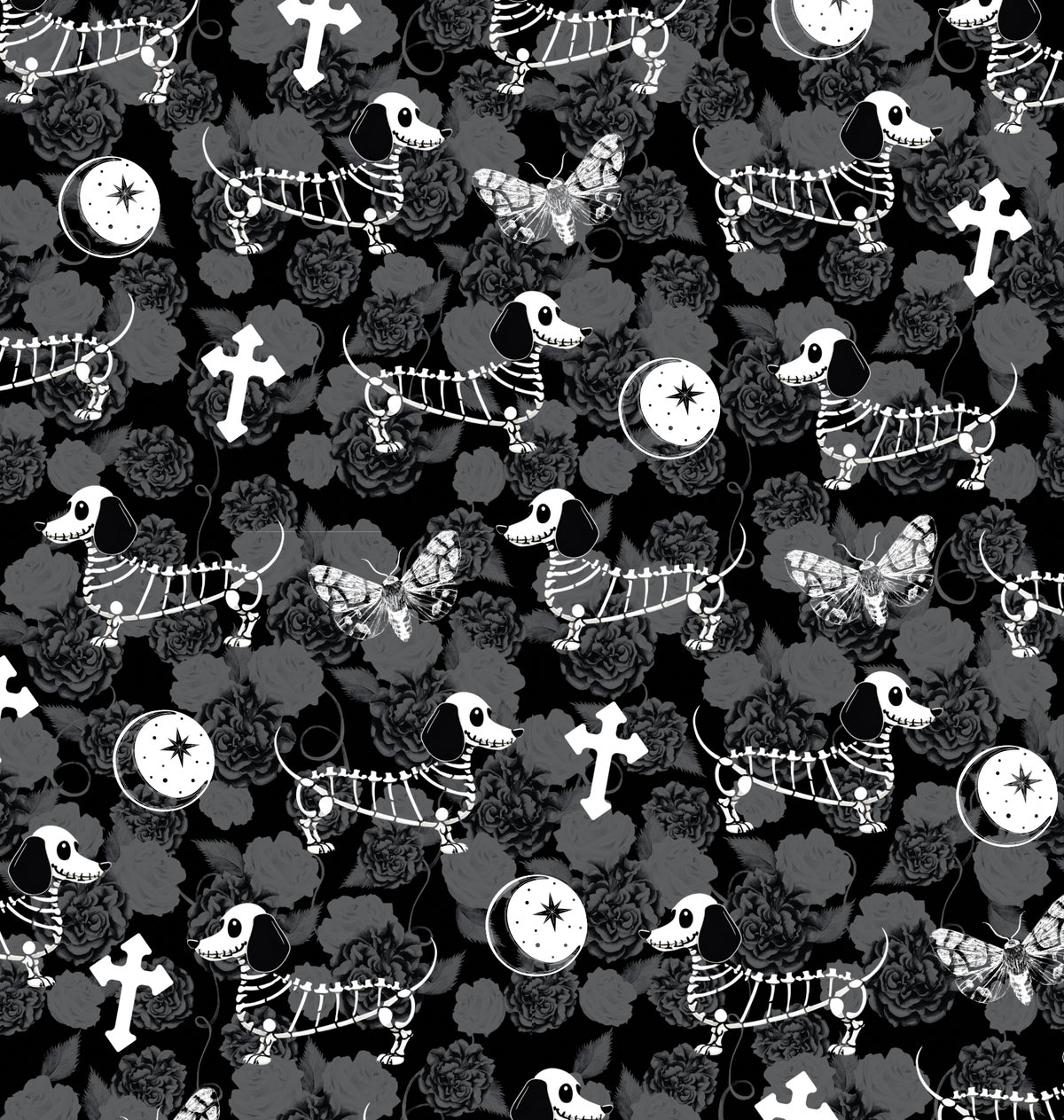 Matching Family Halloween Dachshund Print Pj’s | Twilight Doxie