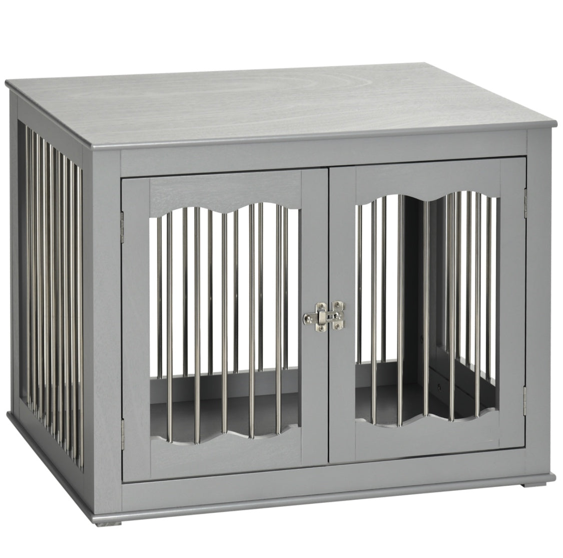 Sausage Dog Box Stylish Dachshund Dog Crate Bed - Grey