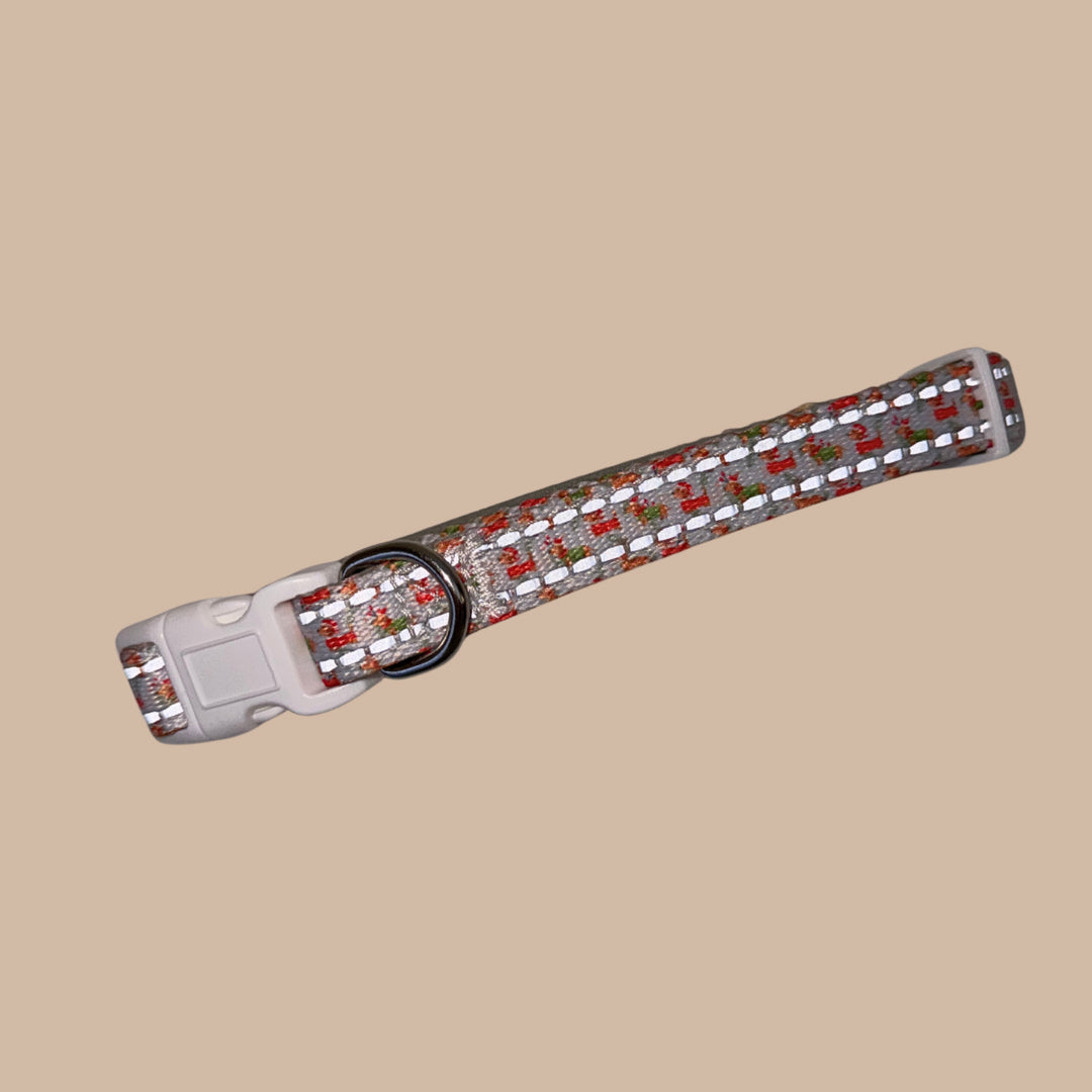Frosty Sausages Dachshund Dog Collar