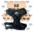 Load image into Gallery viewer, BARK AVENUE Luxury Adjustable Harness - Black Velvet
